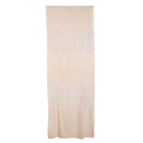 Leaf Pattern Window Door Divider Voile Organdy Sheer Drape Curtain Khaki L