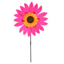 Beautiful 36cm DIY Sunflower Windmill Wind Rotator Kid Outdoor Playground Toy Nursery Venue Decor Kits Rose Red