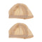 1/3 BJD Doll Wigs Cap Headgear Net Cap for Dollfie LUTS DZ Doll Making Nude Color 2 Pieces