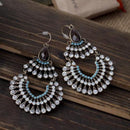 Bohemian Ethnic Lot Mini Crystal Decor Hollow Earrings Hook Piercing Style Jewelry