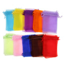 100pcs Assorted Drawstring Organza Gift Jewellery Candy Pouch Bags 13 x 18cm