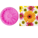 Non-Sticky Durable 3D Flower Silicone Cake Salad Chocolate Mold Fondant Mould Decorating Baking Tool Daisy Flower Pattern Charms