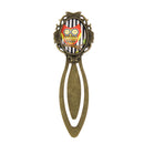 Retro Ducument Bookmark Reading Marker Stationery Metal Clip Owl Cage