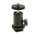 360Â° Swivel Mini Ball Head Hot Shoe Adapter Mount for Canon DSLR Camera Camcorder