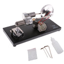 Stirling Engine Generator Hot Air Motor Model Educational Toy Kit with LED