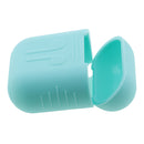 Silicone Protective Cover Case + Anti Lost Ear Loop Cable Connector for Apple AirPods Charging Box Teal