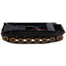 Shock Absorbed RC Tank Car Chassis Kit Rubber Track Crawler for Arduino 130 Motor DIY Robot Mechanism Scientific Educational Toy