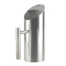 Home Cafe Restaurant Use Easy Clean Water Pitcher Stainless Steel Ice Guard Jar Container Drink Pot 1L Silver