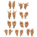 9 Pair Doll Joints Movable Hands For Blythe Doll DIY Body Parts Black