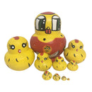 Yellow Chicks Russian Nesting Doll Babushka Matryoshka Stacking Dolls Set 10 Pieces Xmas Gift Christmas Decorations