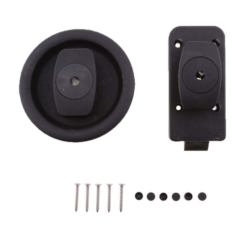 1 Set RV Motorhome Travel Trailer Entry Bathroom Door Lock Latch Assembly