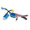 Sensorless Brushless Motor with 25A Brushless ESC for 1/16 1/18 RC Car