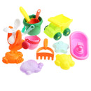 12 Pieces Kids Beach Sand Toys Set Sandbox Toys With Truck Sand Rake & More