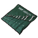 10 Pieces 12-Point 45 Degree Offset Wrench Ring Spanner Tool Set