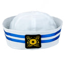 Unisex Captain Sailor Hat Skipper Navy Marine Cap Kids Military Hat Yacht Cap