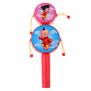 Kids Music Toys Plastic Rattle Drum Percussion Toy Hand Fun Gift for Baby Toddler - B