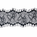 Fashionable 3 Yard 7cm Wide Black Eyelash Lace Trim DIY Sewing Applique Clothes Costume Doll Accessories DIY Accessory