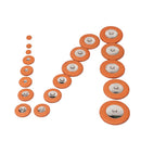 27 Pieces of Set Leather Baritone Saxophone Pads for Yamaha Saxophone