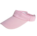 Men Women Summer Fashion Sun Protective Outdoor Sports Golf Tennis Wide Brim Beach Sun Hat Cap Pink
