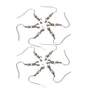 10 Piece Stainless Steel Silver Ear Wire Earwires Ear Hook Earring Connector Findings Jewelry Making