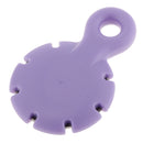 Thread Cutter Pendant - Plastic Purple Case - Great for Travel - Yarn Cutter