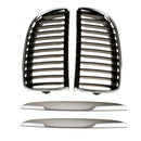 2 Pieces Car Front Bumper Hood Grille Grills For BMW M3 E90 E91 2005 - 2008