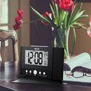 Projection Alarm Clock, Dual Alarm, Nap/Sleep Timer, Indoor Temperature/Day/Date Display