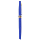 Portable Standard Metal Fountain Pen Smooth Writing for Christmas Birthday Business Gift Collection Blue