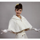 Elegant Women Girls Ladies Evening Party Wraps Wedding Bridal Party Shawl Ivory