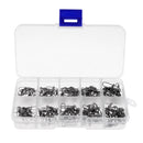 100pcs Fishing Snap Lock Swivel Rolling Swivel with Fastlock Snap Connector High Quality Tackle