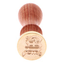 Stylish Initial Wax Seal Stamp Envelope Invitations Label Capital Letter