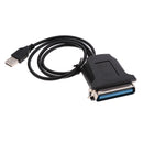 USB 2.0 to Parallel IEEE 1284 Cable Converter Adapter Printer Lead 0.9Meters