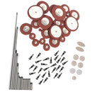 Alto Sax Repair Parts Kit Sax Pad Set + Key Buttons Inlay + Screws Musical Instrument Replacement