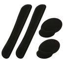 2x Office Keyboard and Mouse Pad Hand Rest Gel Wrist Raised Support Cushion