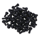100pcs Auto TR412 Rubber Snap-in Tire Valve Stem for ATV, Lawn Mower