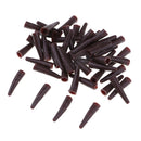 50pcs Tail Rubber Tubes for Saftey Lead Clips Carp Fishing Rig Sleeves Useful Accessories 17mm
