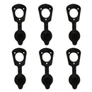 6 Pieces Cap and Gasket for Flush Mount Rod Holder Fishing Kayak Canoe Boat