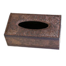 Tissue Box Leather PU Durable Standard Holder Home Car Office Rectangular, made of intermediate sandwich density board and high quality PU skin