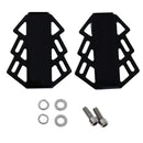 Steel Bike Rear Seat Pedals Footrests Set for Mountain Road Bike