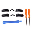 2Pack Replacement Black LB RB Triggers Bumpers Button + T8/T6 Screwdriver Tool + Plastic Crowbar for Microsoft Xbox One Elite Controller