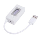 Mini Dual USB Current Voltage Tester - USB Ammeter Charging Tester Monitor - USB Ports Digital Display DC 4-30V, 0-99 hours