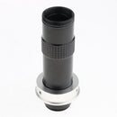 100X Industrial Digital Microscope CCD C Mount Camera BNC AV TV Video Optical Zoom Lens,All Metal Body