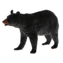Plastic Realistic Wildlife Jungle Forest Animals Black Bear Action Figure Toys Playset, Eduactional Toys For Kids Toddler Collectibles L