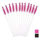 50PCS Disposable Eyelash Brush Mascara Wands Applicator Makeup Tool Rose