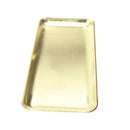 Vintage Solid Brass Rectangle Serving Tray / Plate / Platter for Jewelry Makeup Accessory
