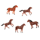 5PCS/SET Plastic Model Beach Scene Garden Landscape DIY Decor Pretend Play Fun Props Kids Children Toy Gift Big Horse