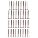 50 Pieces Bass Guitar Humbucker Pickup Mounting Screws Nickel for PB JB P90 Pickup Parts