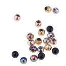 20pcs Belly Helix NippleRing Screw Ball 3mm Stainless Steel Replace Ball 14g