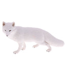 Lifelike Simulation Widlife White Fox Animals Model Figurine Kids Action Figure Science Nature Toys Home Decoration