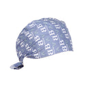 Men Women Lace Up Cotton Fashionable Soft Comfortable Wear Breathable Sweat Absorbent Cap Bouffant Beauty Scrub Cap One Size 2